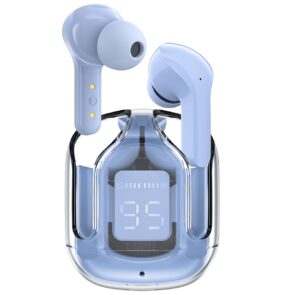 Acefast in -ear wireless headphones TWS Bluetooth light blue (T6 ice blue)