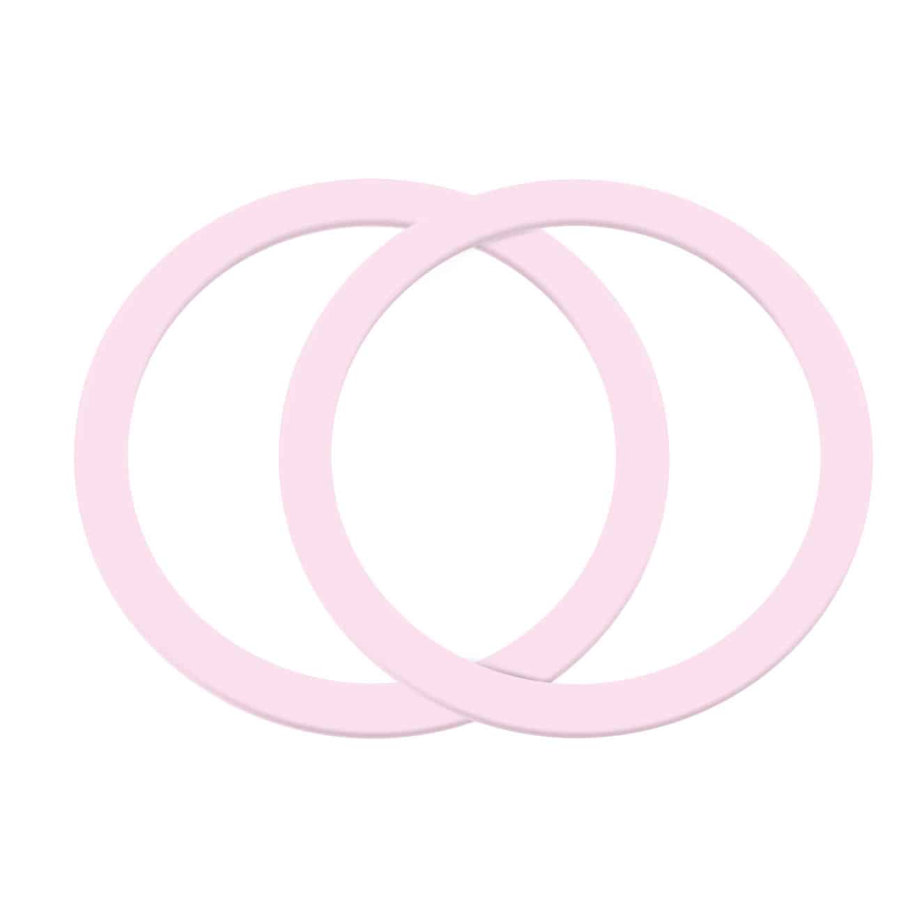 Joyroom set of metal magnetic rings for smartphone 2 pcs pink (JR-Mag-M3)