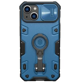 Nillkin CamShield Armor Pro Magnetic Case iPhone 14 Plus Magnetic MagSafe Cover with Camera Cover blue