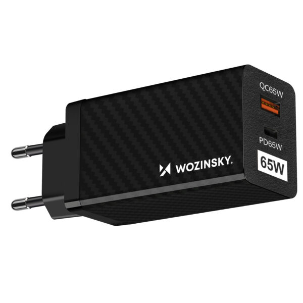 Wozinsky 65W GaN charger with USB ports