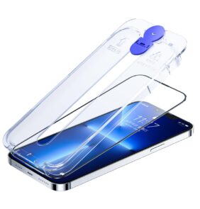 Joyroom Knight glass for iPhone 14 Plus with mounting kit transparent (JR-H11)