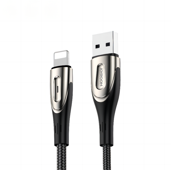 Joyroom Sharp Series Fast Charging Cable USB-A - Lightning 3A 2m Black (S-M411)