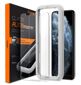 TEMPERED GLASS SPIGEN ALM GLAS.TR SLIM 2-PACK IPHONE 11 / XR CLEAR