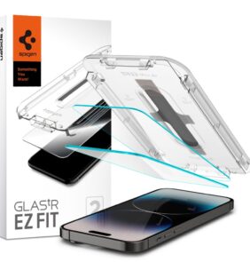 TEMPERED GLASS SPIGEN GLAS.TR ”EZ FIT” 2-PACK IPHONE 14 PRO CLEAR
