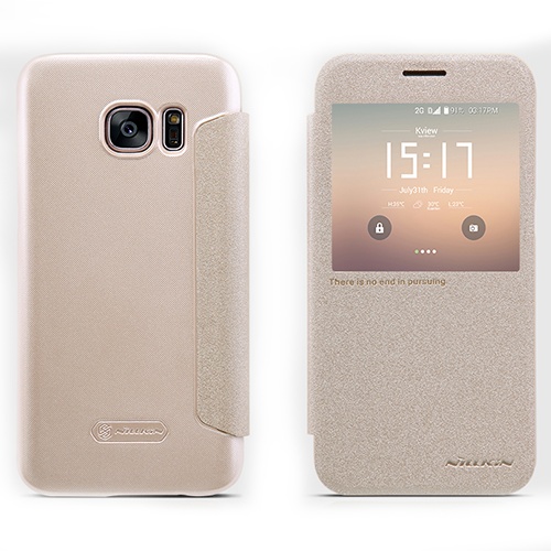 Θήκη Nillkin Samsung S7 Galaxy Sparkle case Χρυσό