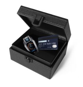 FARADAY CAGE TECH-PROTECT V3 KEYLESS RFID SIGNAL BLOCKER BOX CROSS BLACK