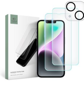 TEMPERED GLASS TECH-PROTECT SUPREME SET 3-PACK IPHONE 14 CLEAR