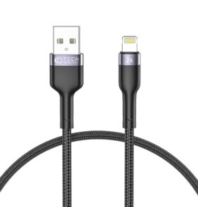 TECH-PROTECT ULTRABOOST ”2” LIGHTNING CABLE 2.4A 25CM BLACK