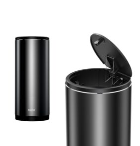 Baseus car mini trash can with lid for car black (CRLJT-01)