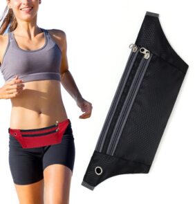 Ultimate Running Belt with headphone outlet  black