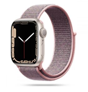 TECH-PROTECT NYLON APPLE WATCH 8 / 9 / 10 / 11 / SE (40 / 41 / 42 MM) PINK SAND