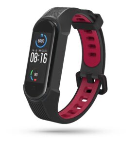 TECH-PROTECT ARMOUR XIAOMI MI SMART BAND 5 / 6 / 6 NFC BLACK/RED