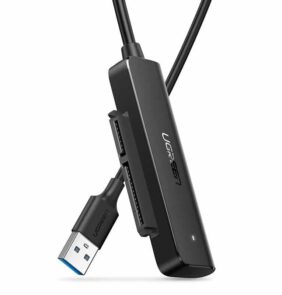 Ugreen adapter 2.5 "" SATA III 3.0 HDD SSD - USB 3.2 Gen 1 (SuperSpeed USB 5 Gbps) black (70609 CM321)