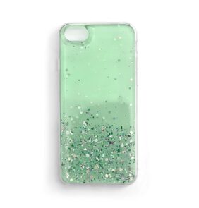Wozinsky Star Glitter Shining Cover for Samsung Galaxy S21+ 5G (S21 Plus 5G) green