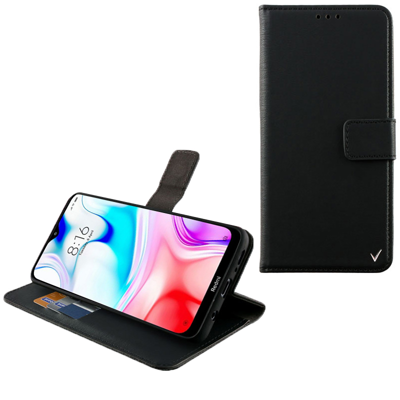 VOLTE-TEL ΘΗΚΗ XIAOMI REDMI 8 6.22" ALLURE MAGNET BOOK STAND CLIP BLACK