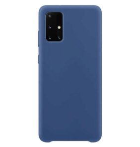 Silicone Case Soft Flexible Rubber Cover for Samsung Galaxy S21+ 5G (S21 Plus 5G) dark blue
