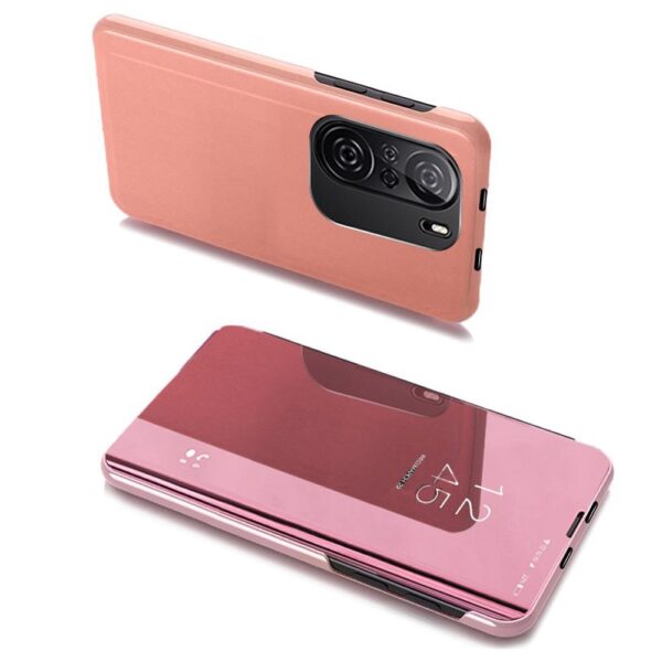 Clear View Case cover for Xiaomi Redmi K40 Pro+ / K40 Pro / K40 / Poco F3 pink
