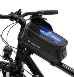 Wozinsky Bike Frame Bag 1.7l Phone Cover Black (WBB28BK)