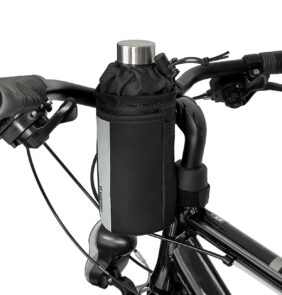 Wozinsky thermal water bottle bag for bike or scooter 1l black (WBB29BK)