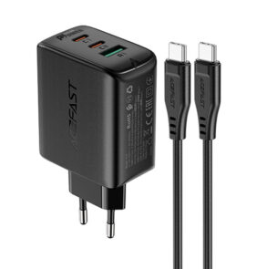 Acefast 2in1 charger 2x USB Type C / USB 65W