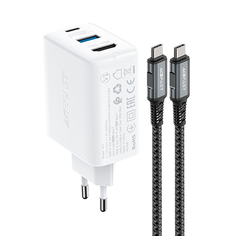 adapter adapter HDMI 4K @ 60Hz (set with cable) white (A17 white)