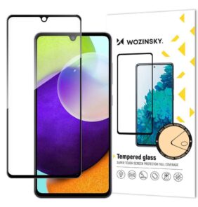 Wozinsky Super Tough Full Glue Tempered Glass Full Screen With Frame Case Friendly Samsung Galaxy A33 5G Black