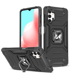 Wozinsky Ring Armor Tough Hybrid Case Cover + Magnetic Mount for Samsung Galaxy A33 5G black