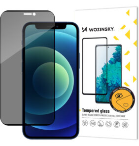 Wozinsky Privacy Glass Tempered Glass for iPhone 12 Pro / iPhone 12 with Anti Spy Privatizing Filter