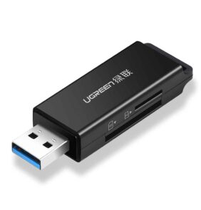 Ugreen Portable USB 3.0 TF/SD Card Reader black (CM104)