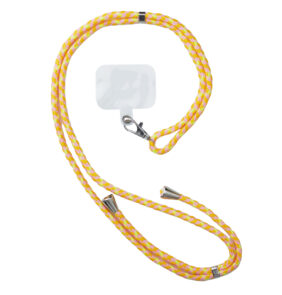 Stylish cord lanyard with an inlay for the phone of the keys