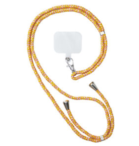 A stylish cord lanyard with an insert for the key phone
