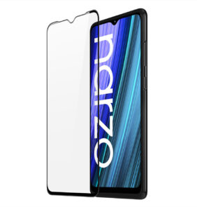 Dux Ducis 9D Tempered Glass 9H Full Screen Tempered Glass with Realme Narzo 50A frame black (case friendly)