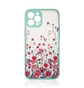 Design Case Cover for Samsung Galaxy A12 5G Flower Cover Light Blue