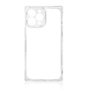 Square Clear Case case for iPhone 13 Pro transparent gel cover