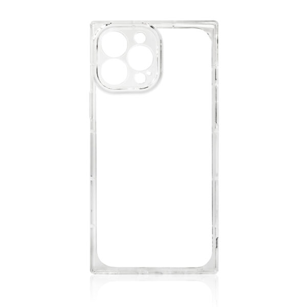Square Clear Case case for iPhone 13 Pro transparent gel cover