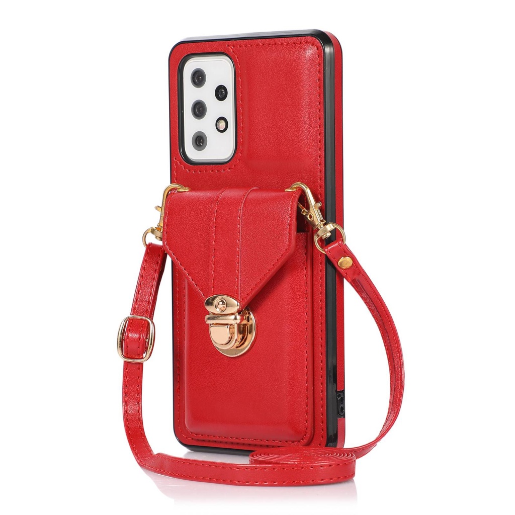 Θήκη Κινητού Πλάτης Cross Body για Samsung A71 4G ΚΟΚΚΙΝΟ