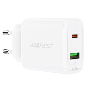 Acefast wall charger USB Type C / USB 20W