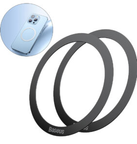 Baseus Halo Series magnetic ring (2 pcs / package) black (PCCH000001)