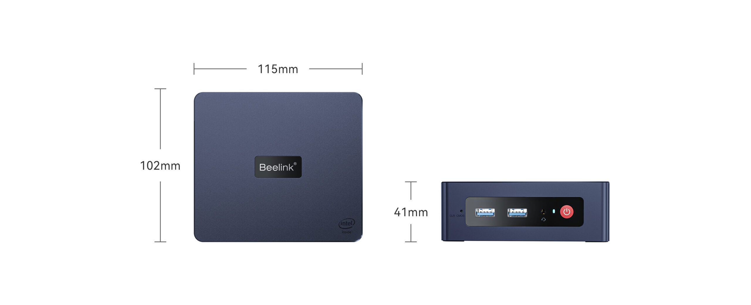 Beelink MINI S N5095 2.9GHz 8GB RAM 256GB SSD W11 Pro