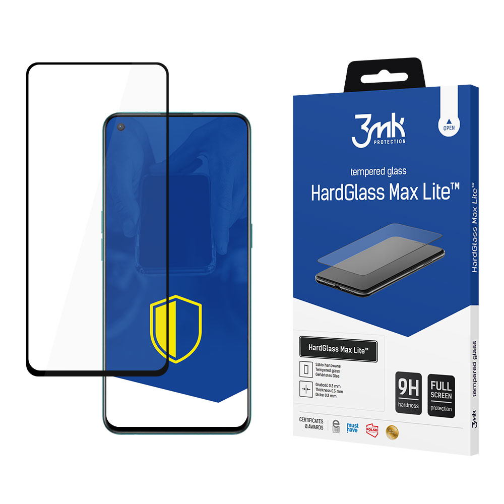 OnePlus Nord CE 5G/Nord 2 5G - 3mk HardGlass Max Lite Black