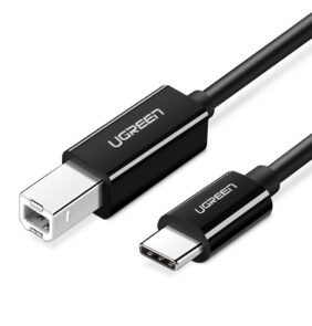 Ugreen printer cable USB-C - USB-B 480Mb/s 2m black (US241)