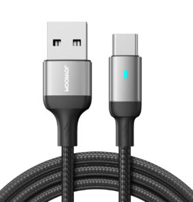 Joyroom USB cable - USB C 3A for fast charging and data transfer A10 Series 3 m black (S-UC027A10)
