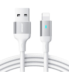 Joyroom cable USB - Lightning 2.4A A10 Series 1.2 m white (S-UL012A10)