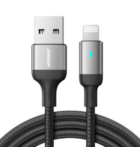 Joyroom cable USB - Lightning 2.4A A10 Series 1.2 m black (S-UL012A10)