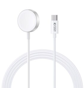 TECH-PROTECT ULTRABOOST MAGNETIC CHARGING TYPE-C CABLE 120CM APPLE WATCH WHITE