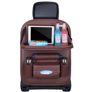 Car seat organizer seat protector seat cover shelf mini car coffee table