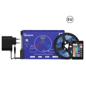 Sonoff L2 Lite set smart 5m RGB eWeLink LED strip 300 lm remote control Bluetooth power supply
