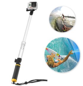 Floating selfie boom for GoPro SJCAM action cameras
