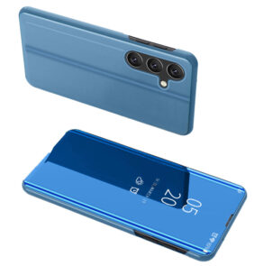 Clear View Case cover for Samsung Galaxy A54 5G blue flip cover