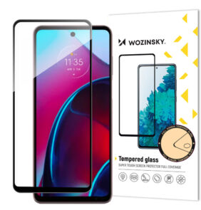 Wozinsky Full Glue Tempered Glass Motorola Moto G Stylus 2022 9H Full Screen Tempered Glass with Black Frame